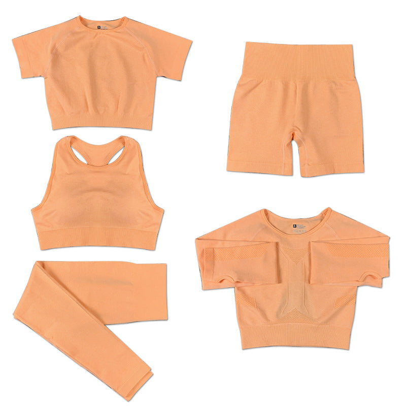 Rose Seamless Five-Piece Set