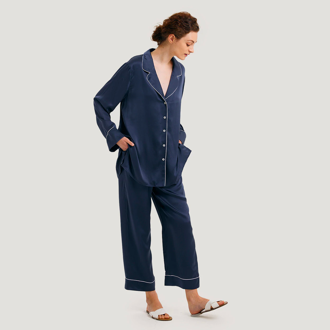 Stillness Silky Pajama Set