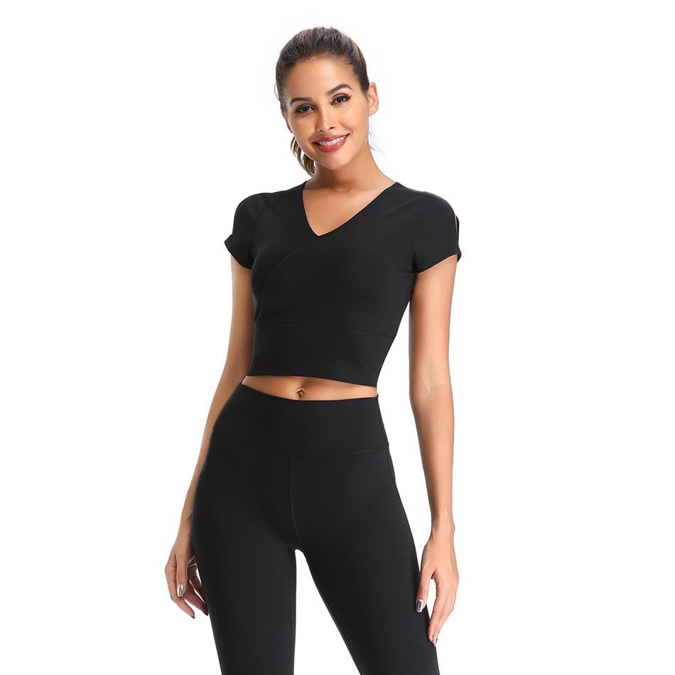 Maxine Crop Shirt - YogaSportWear