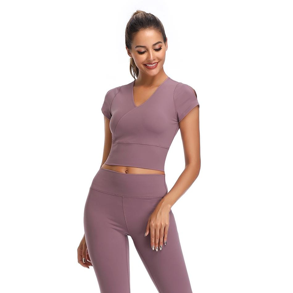 Maxine Crop Shirt - YogaSportWear